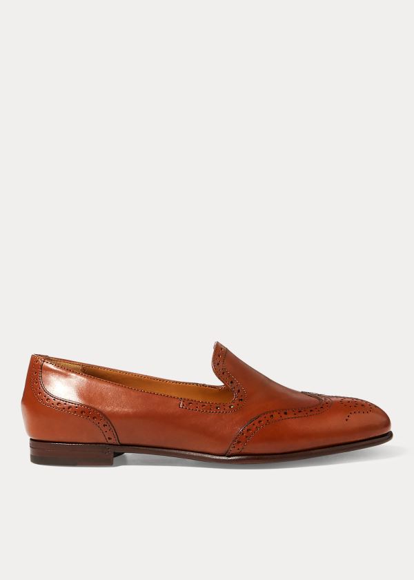 Women's Ralph Lauren Quincy Calfskin Loafers | 317695HES